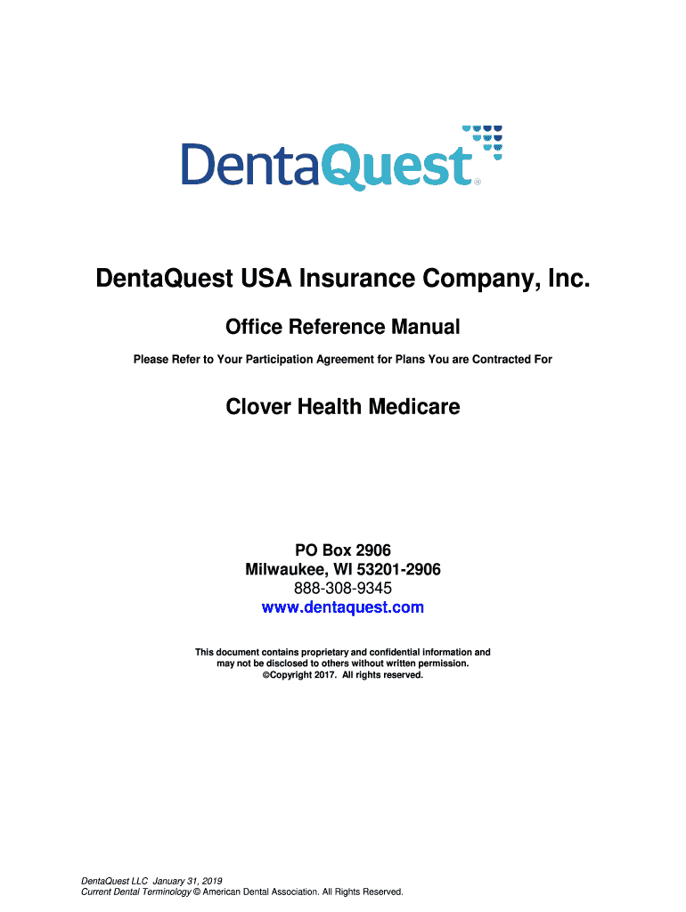 Fillable Online Contact Us DentaQuest Fax Email Print pdfFiller