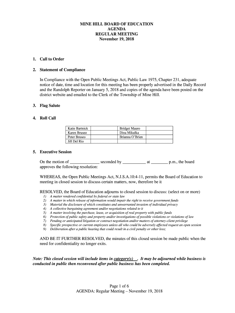 Fillable Online Canfield Avenue School BOE Information Fax Email Print pdfFiller