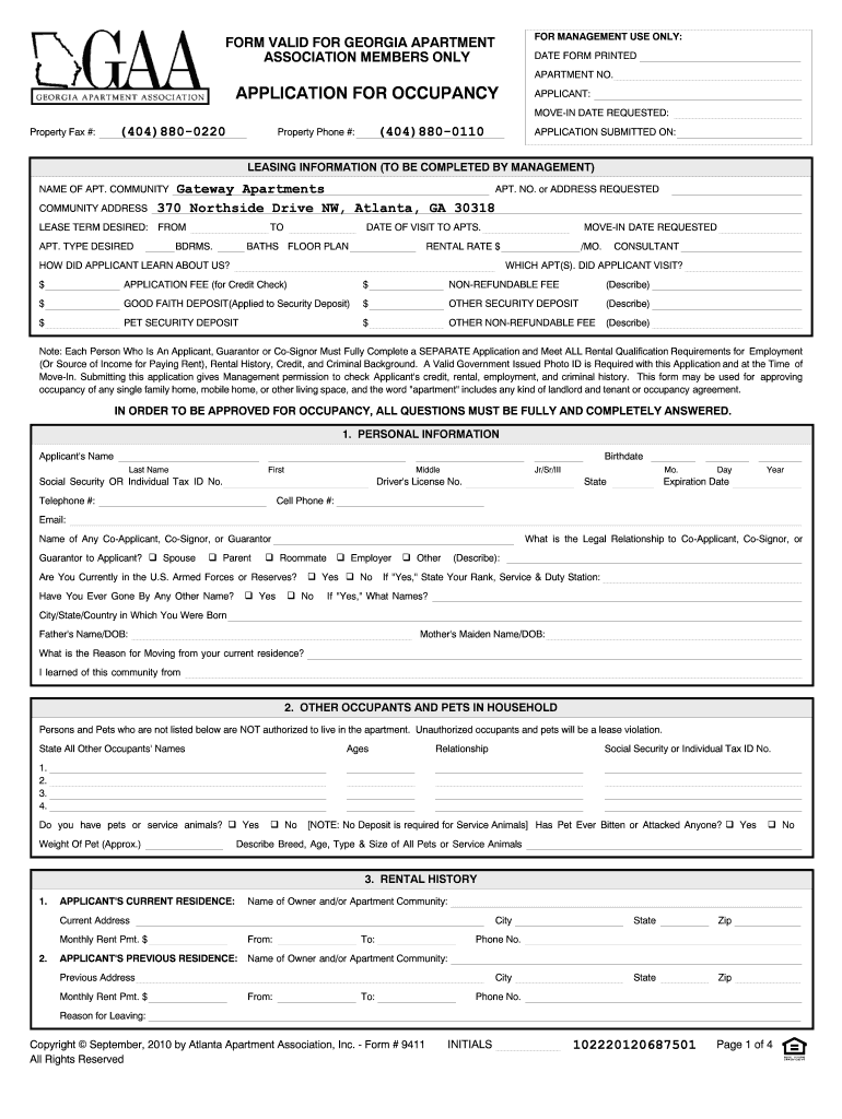 Fillable Online 370 Northside Drive NW, Atlanta, GA 30318 Fax Email