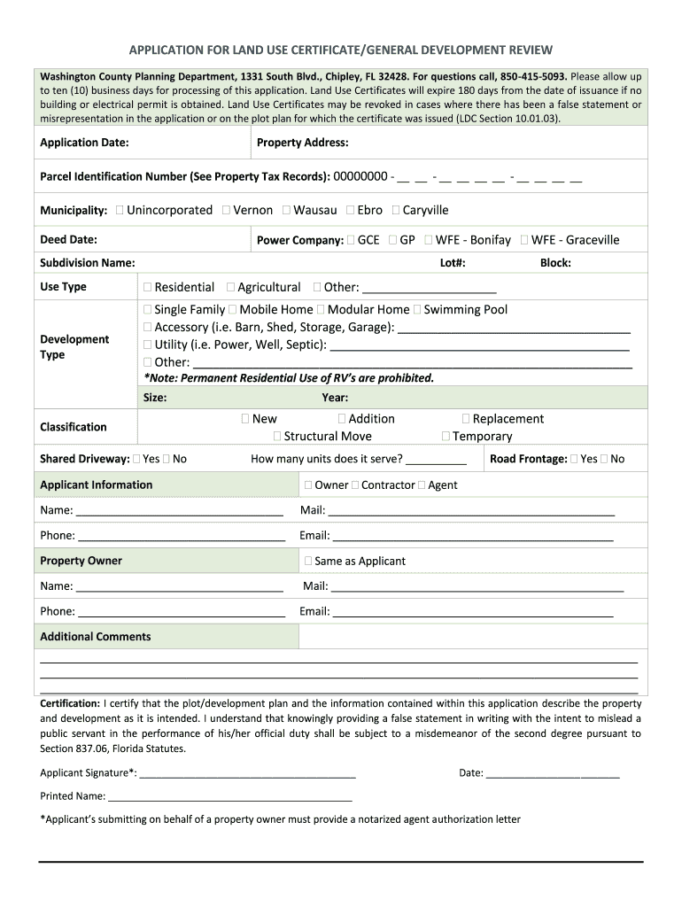 Fillable Online images pcmac APPLICATION FOR LAND USE CERTIFICATE/GENERAL Fax Email Print