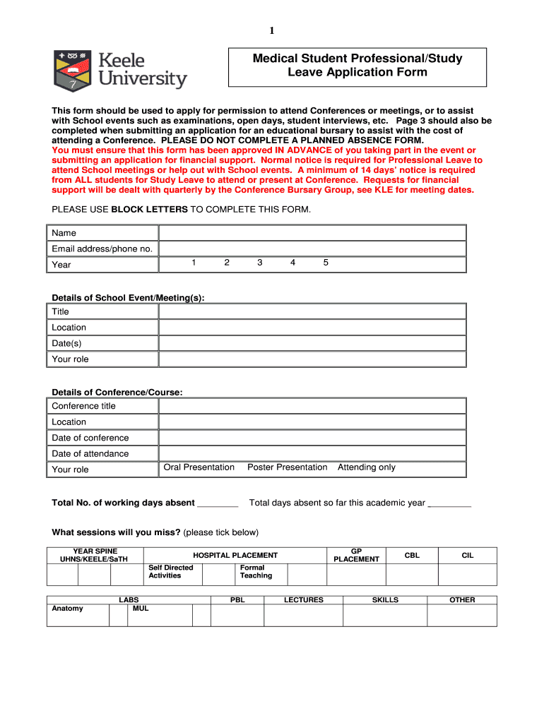 Fillable Online Leave Application To Boss For Personal Reasons Fax