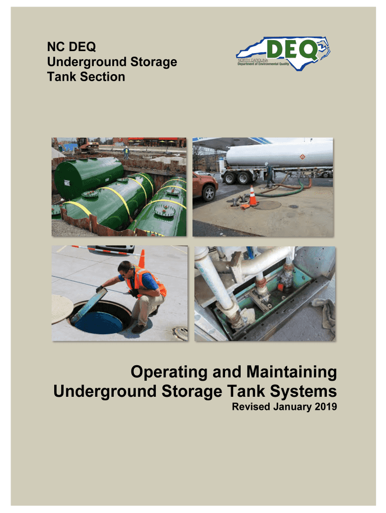 Fillable Online Underground Storage Tank Section NC DEQ Fax Email