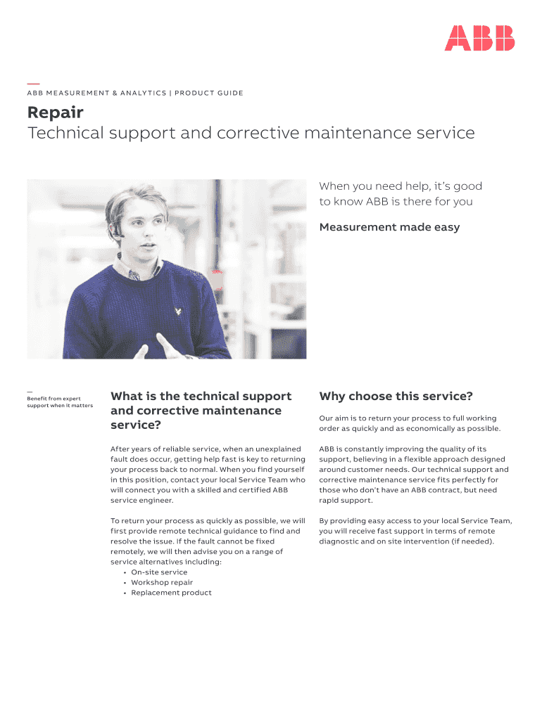Fillable Online Abb differential pressure transmitter 2600t series
