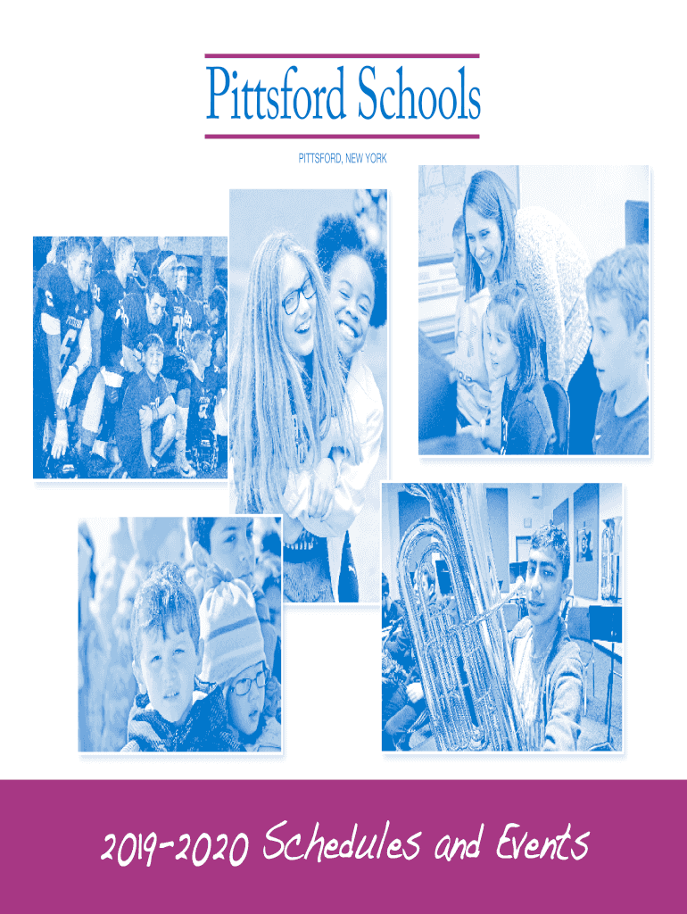 Fillable Online Pittsford Schools / Pittsford Schools Calendar Fax