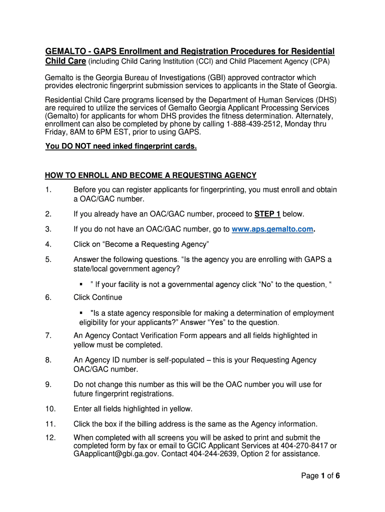 Fillable Online dhs Applicant Fingerprint