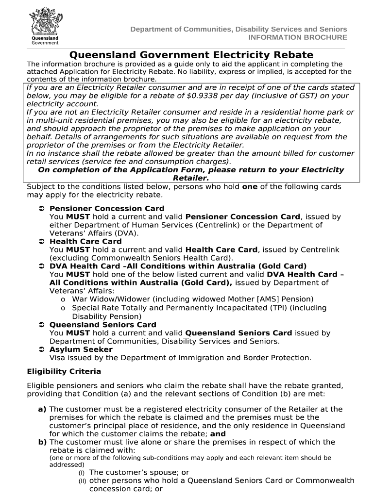 500 Electricity Rebate Ination and application . 500 Electricity Rebate