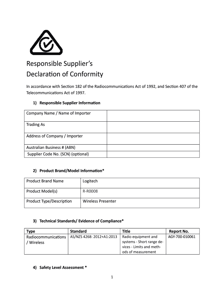 Fillable Online Australian/New Zealand Electrical Equipment Safety
