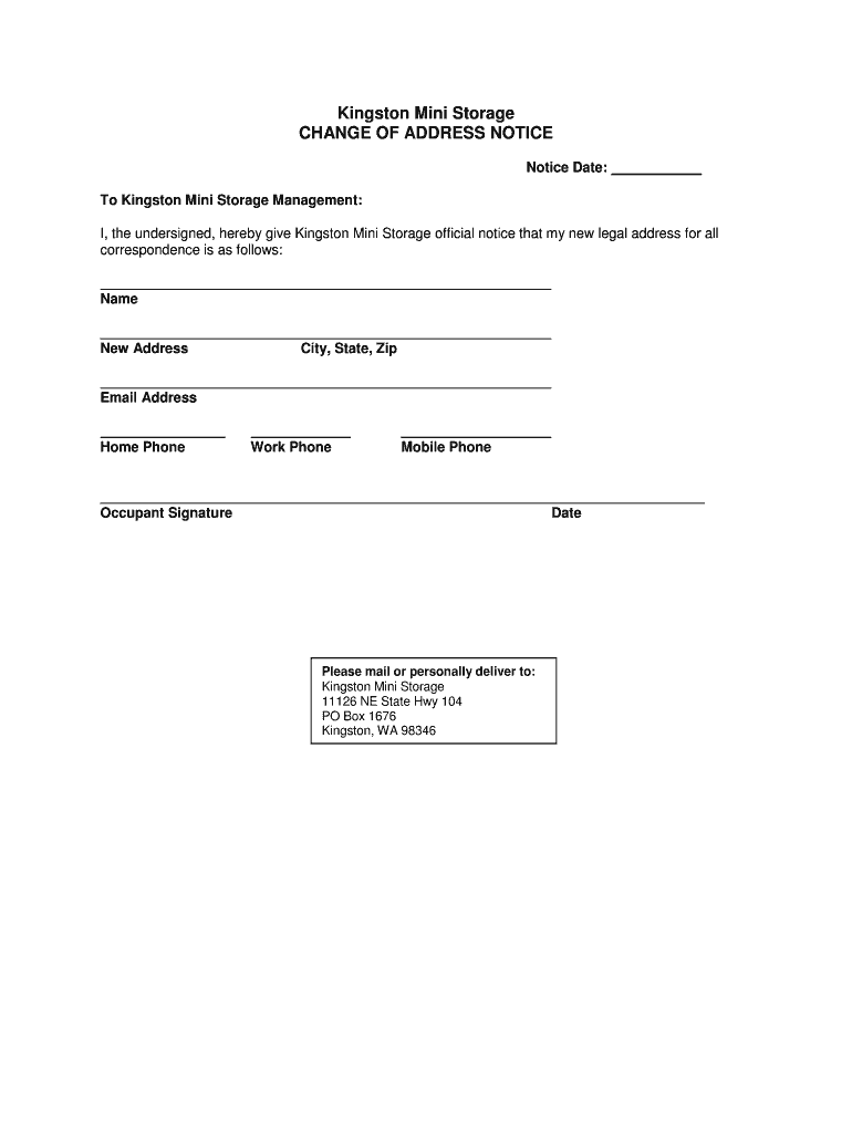 Fillable Online Sample Employee Change Form 11+ Examples in Word, PDF