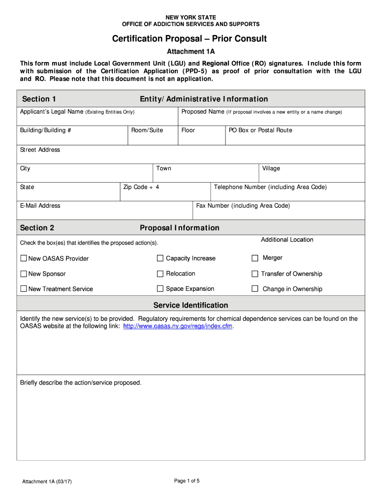 Fillable Online oasas ny Certification Application Instructions OASAS