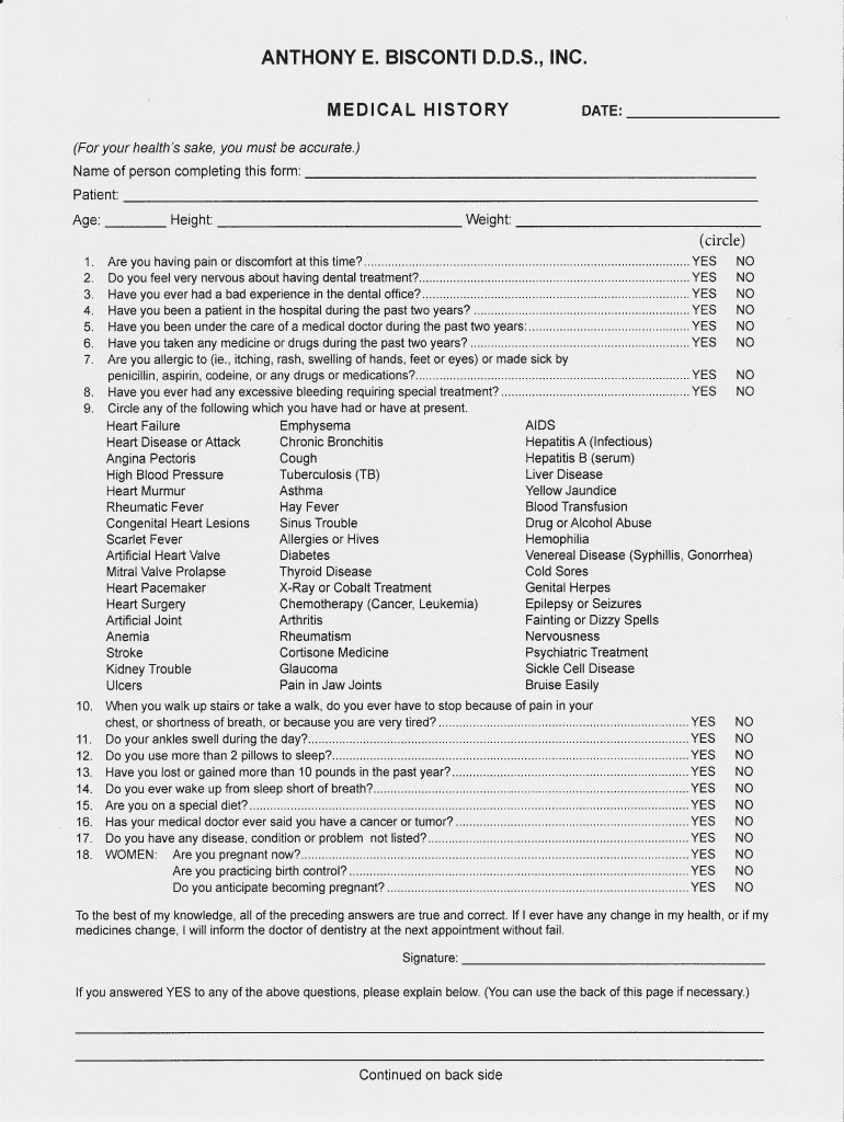 Fillable Online Pediatric Body Mass Index (BMI) Form for MediCal