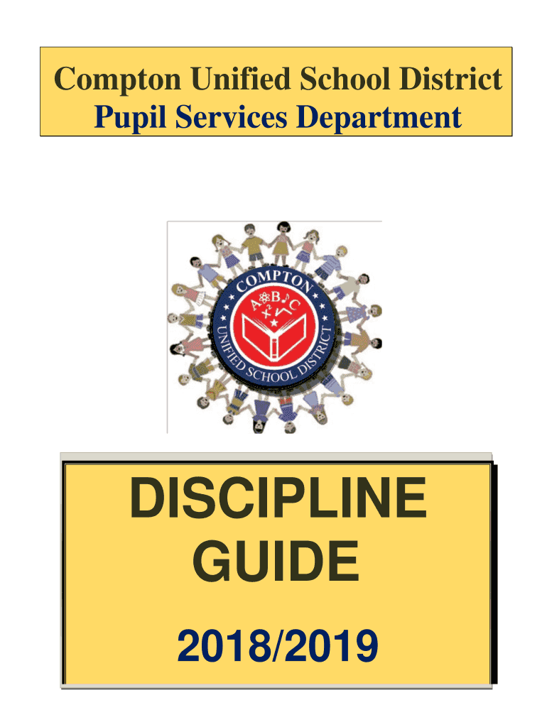 Fillable Online DISCIPLINE GUIDE compton.k12.ca.us Fax Email Print