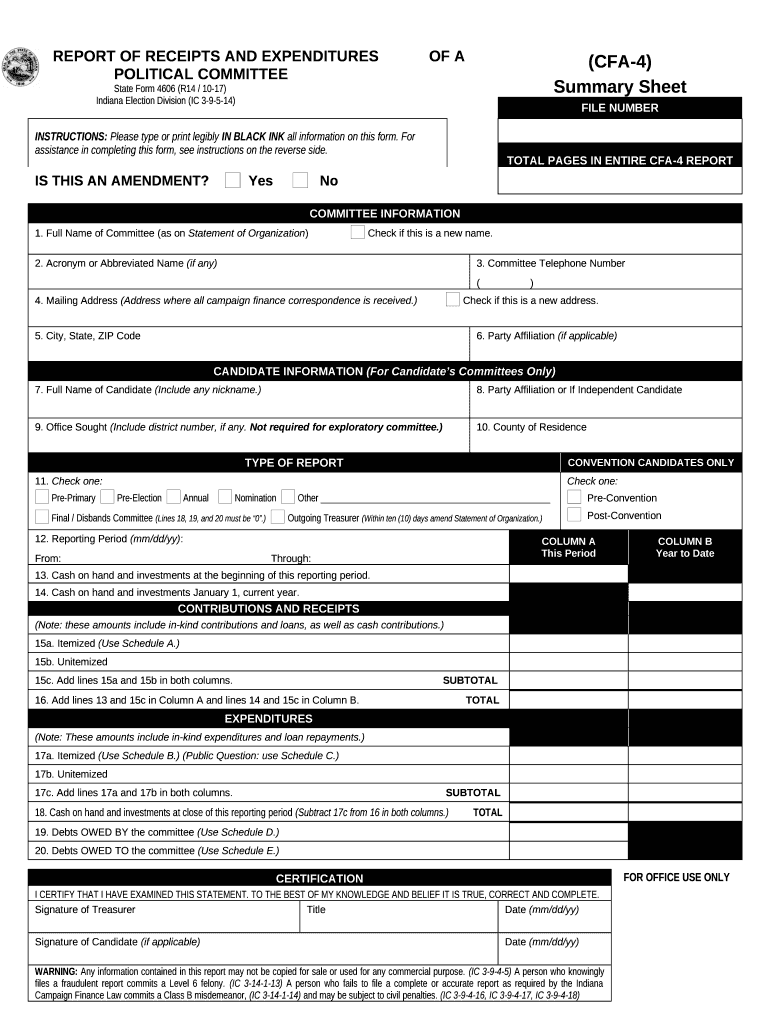 (CFA4) (p/1 Monroe County, Indiana Doc Template pdfFiller