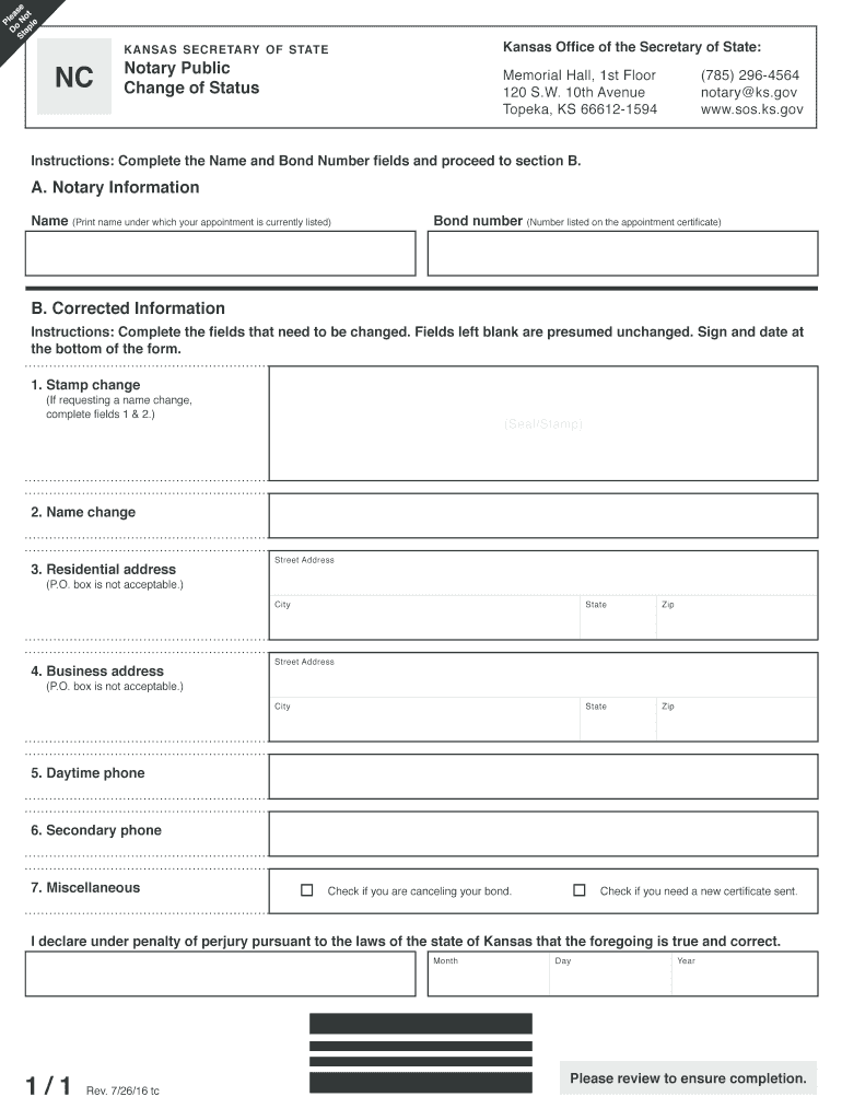 Kansas notary public handbook Fill out & sign online DocHub