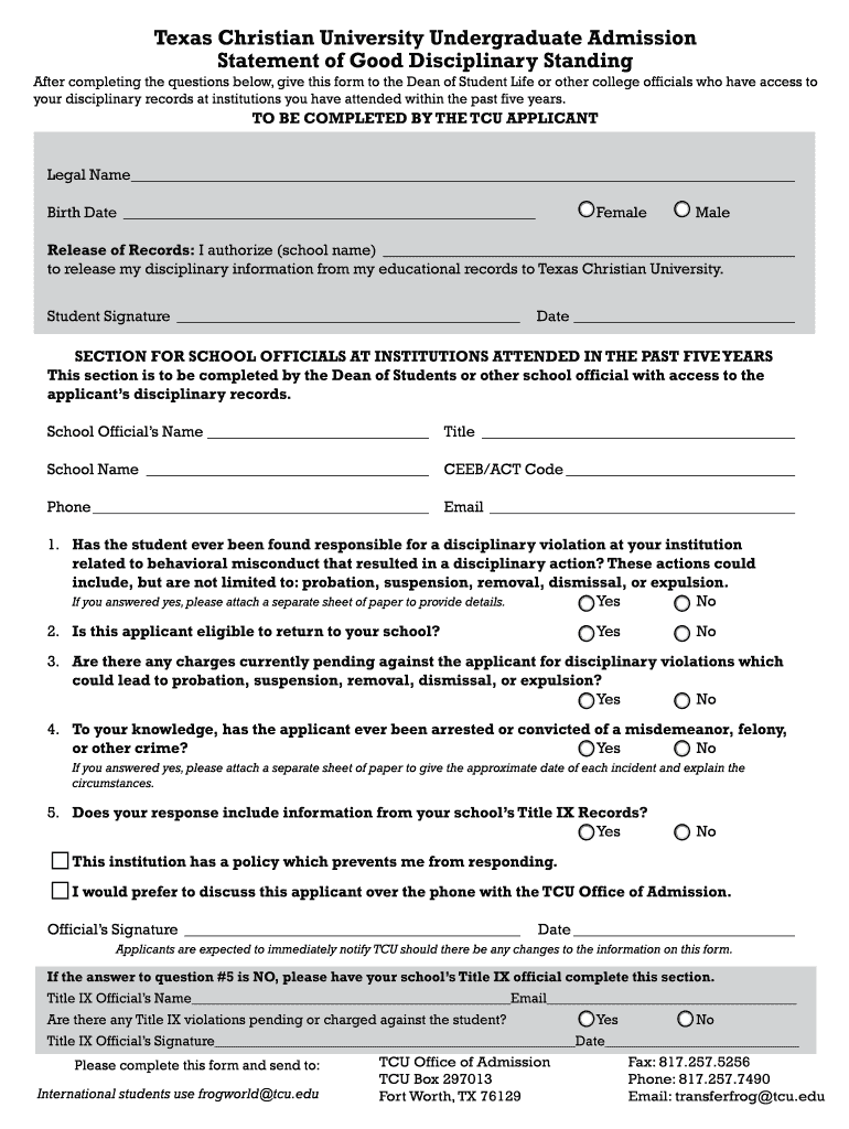 Undergraduate AdmissionsUniversity of Texas Arlington Fill out & sign