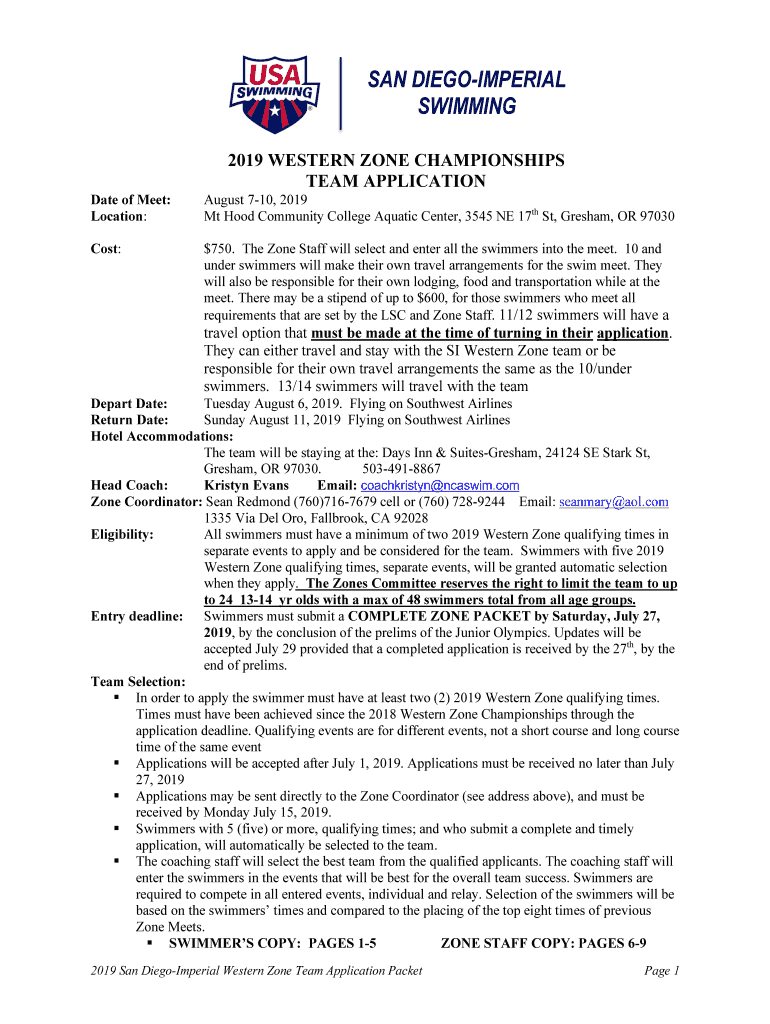 Fillable Online Aquatic Center Mt. Hood Community College Fax Email