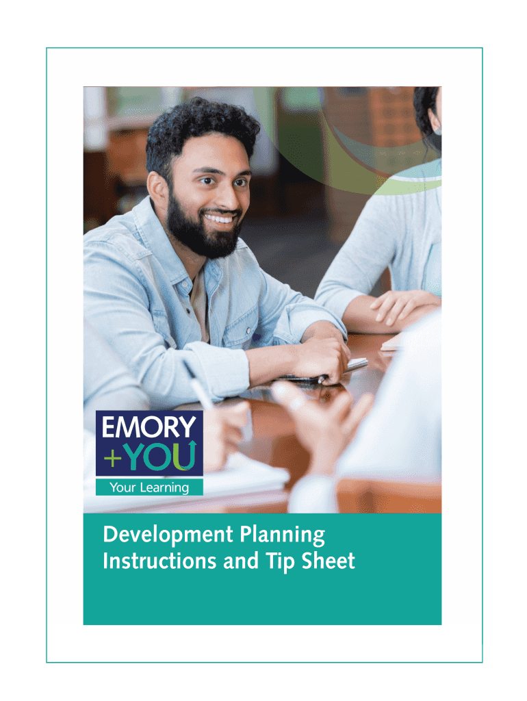 Fillable Online Development Planning Instructions and Tip Sheet Emory