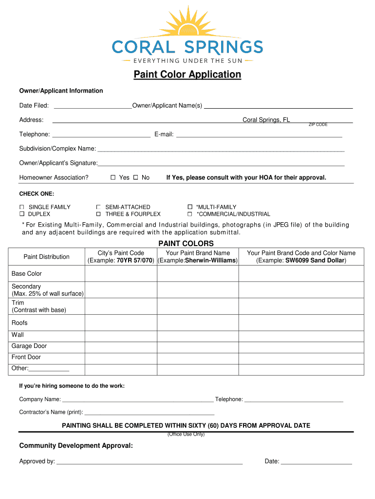 Online house painting app Fill out & sign online DocHub