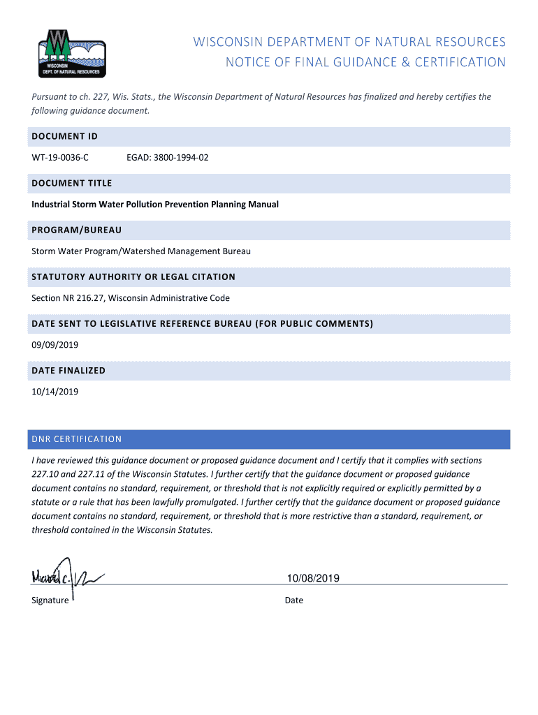 Wi Dnr Certification at Willie Parker blog