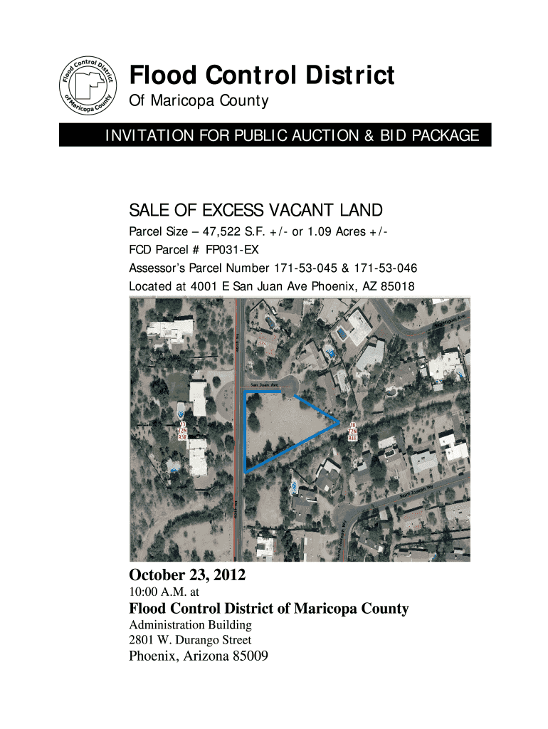 Fillable Online mcdot maricopa Flood Control District Maricopa County