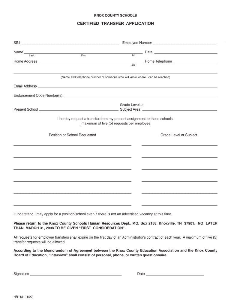 Fillable Online CERTIFIED TRANSFER APPLICATION Fax Email Print pdfFiller