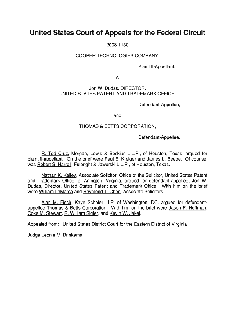 Fillable Online THOMAS & BETTS CORPORATION, Fax Email Print pdfFiller