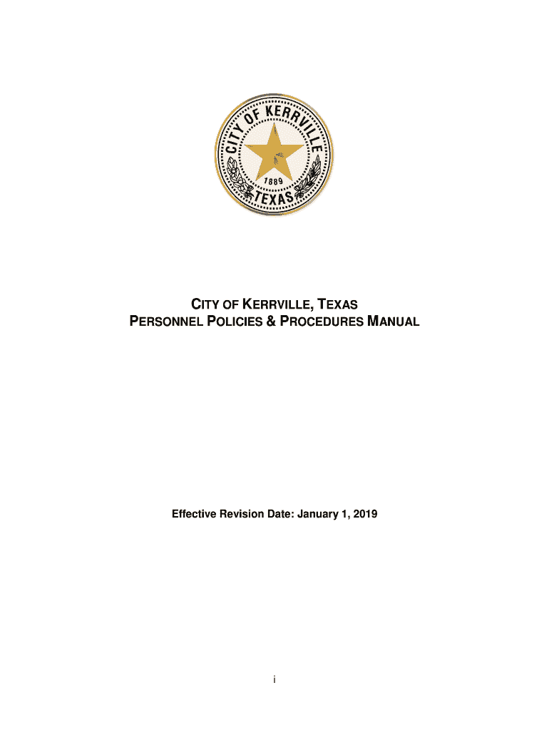 Fillable Online Kerr County Human Resources Department Fax Email Print