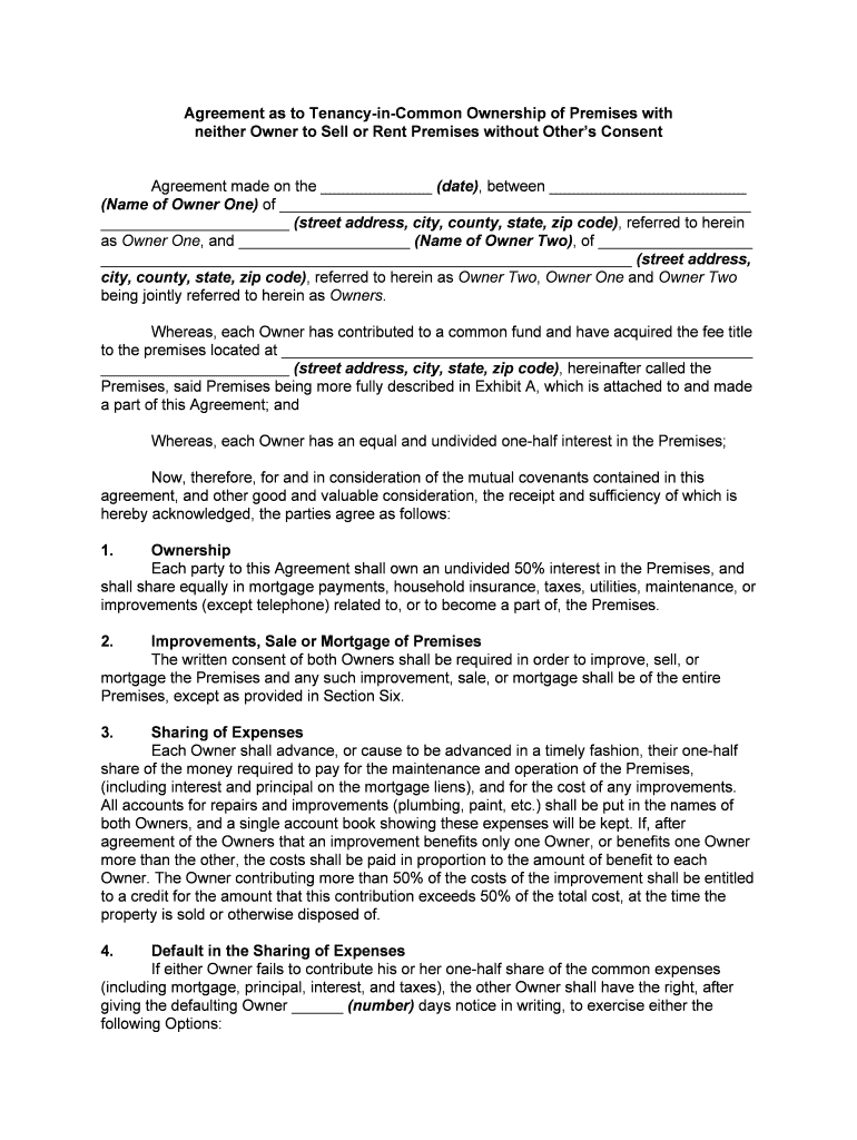 Fill, Edit and Print Agreement as to Ownership of