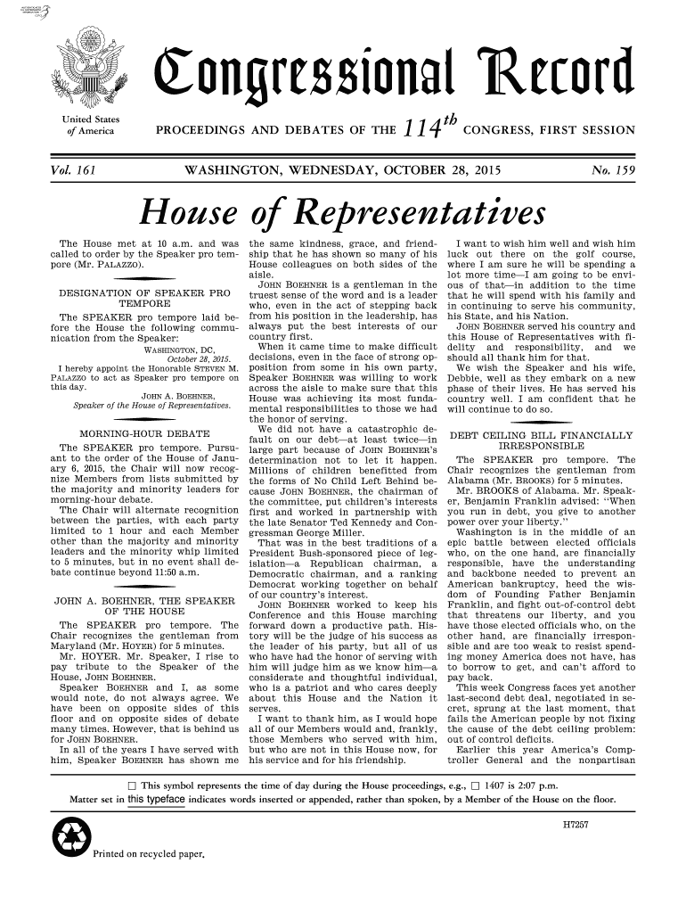 Fillable Online Fillable Online CONGRESSIONAL RECORD Extensions of