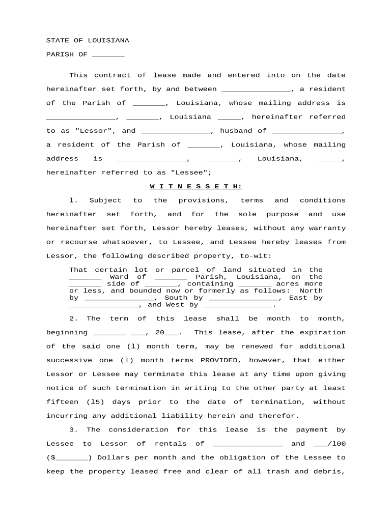 Atchafalaya basin land lease Fill out & sign online DocHub