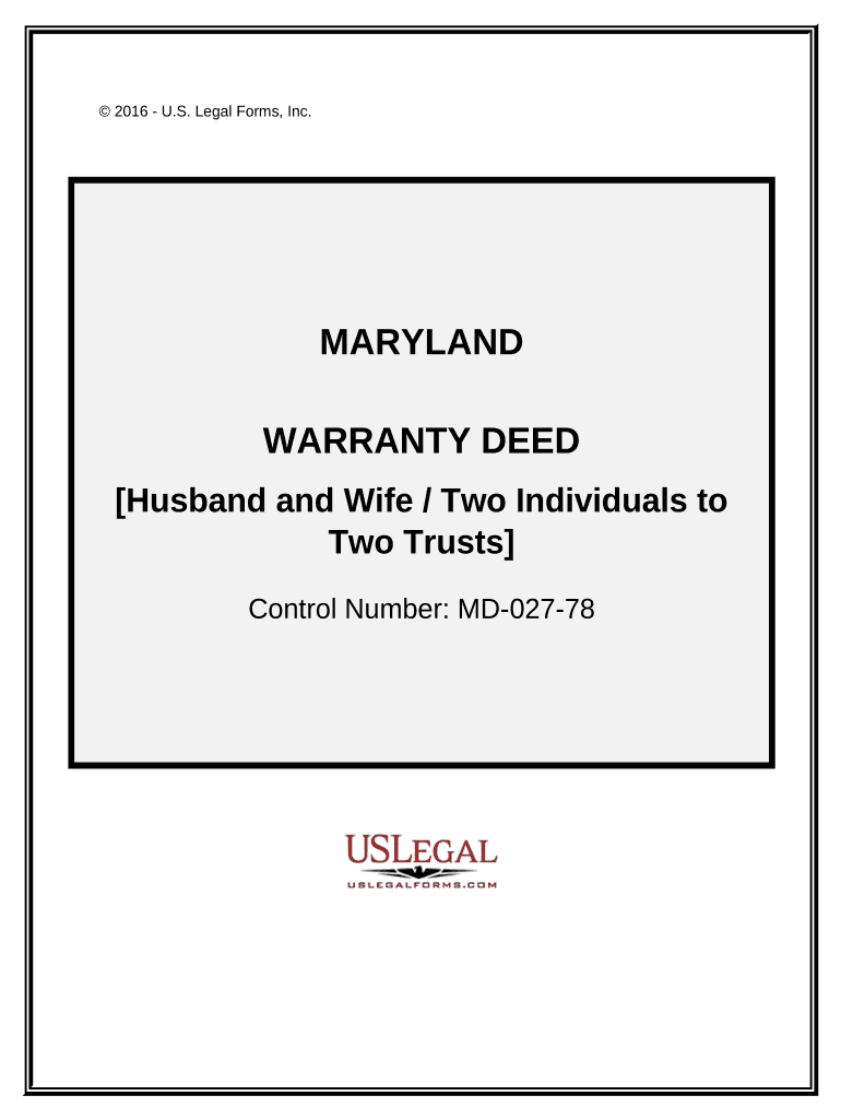 Maryland deed form Fill out & sign online DocHub