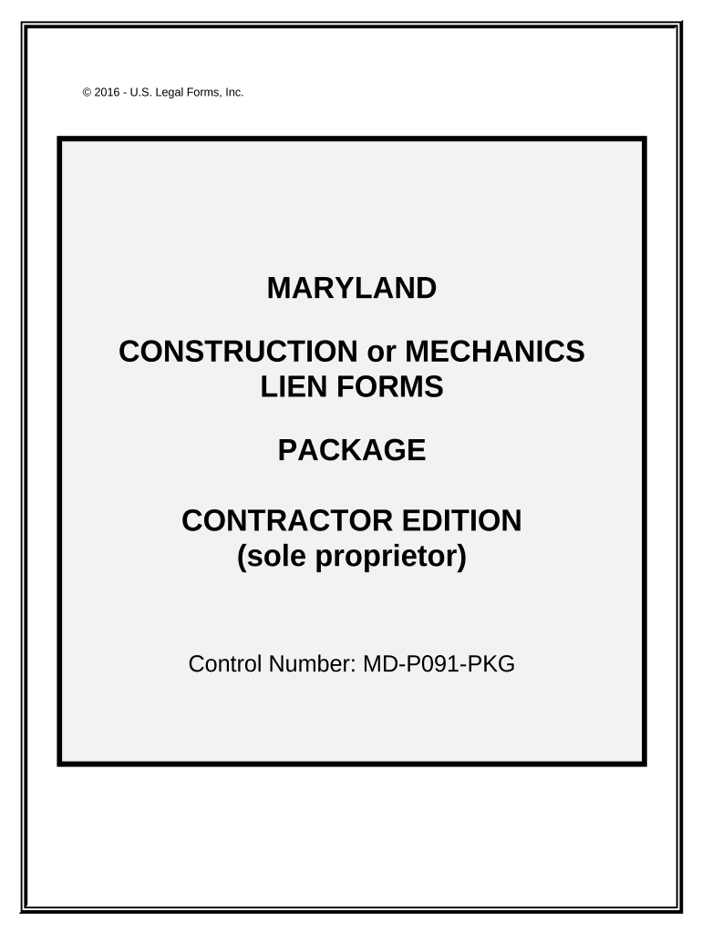Maryland lien Fill out & sign online DocHub