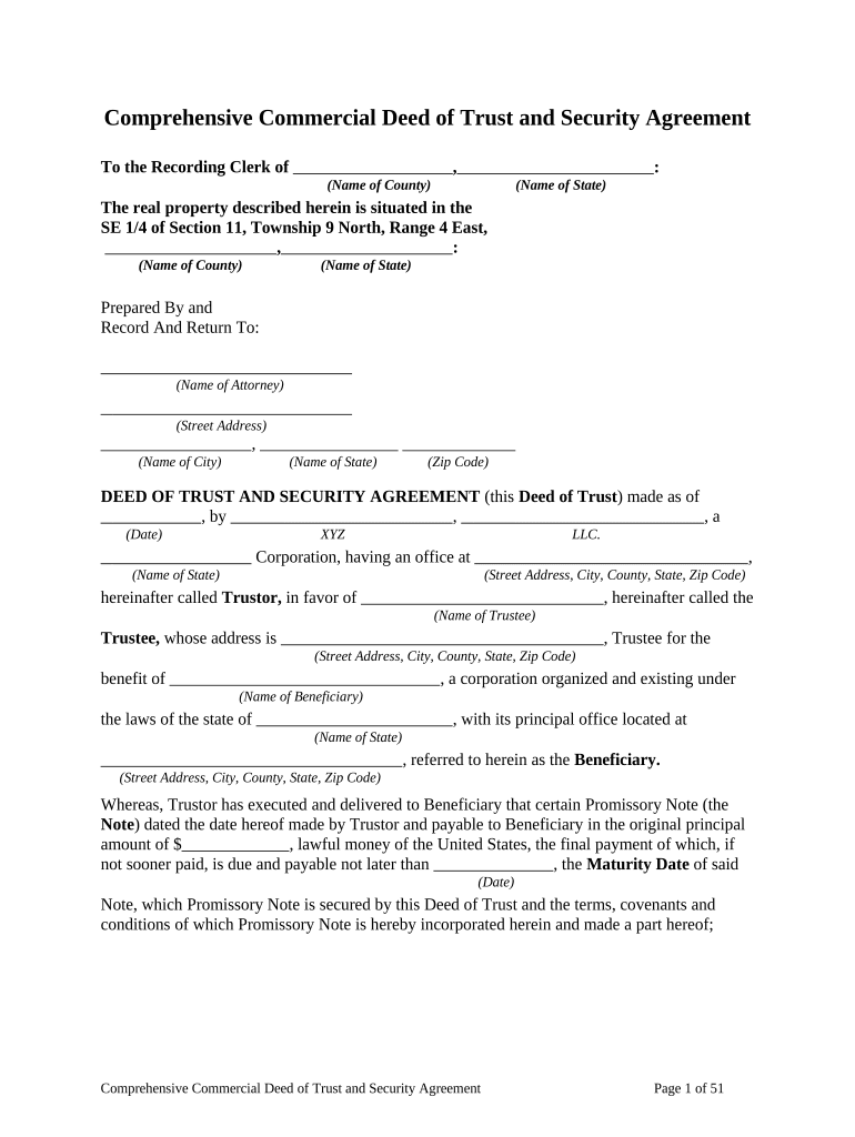 Security agreement Fill out & sign online DocHub