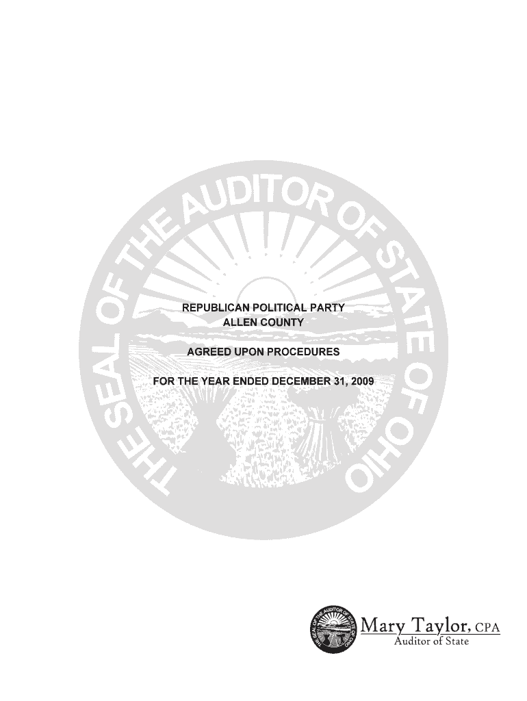 Allen County Republican Party09Allen Report docx auditor state oh