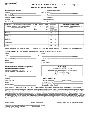 Printable Fake Paternity Test Results Template - prntbl