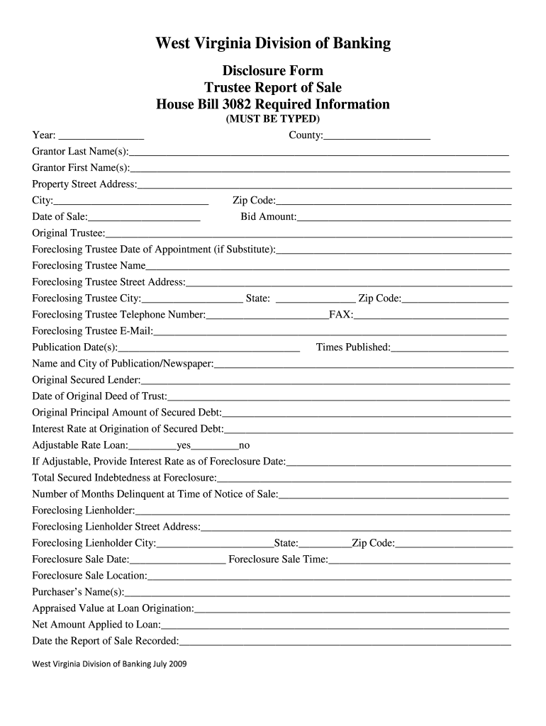 Wv Form Report Sale Fill Online, Printable, Fillable, Blank pdfFiller