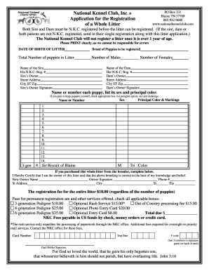Akc Breeder Lookup - Fill Online, Printable, Fillable, Blank | pdfFiller