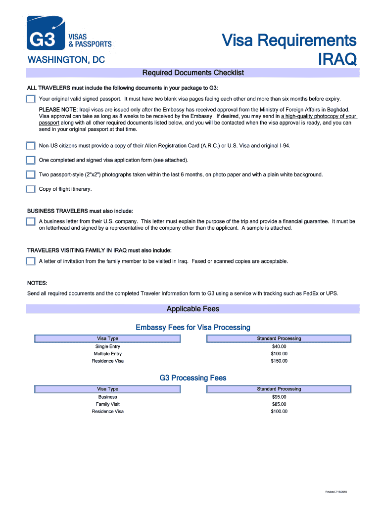 Iraq visa application form pdf Fill out & sign online DocHub