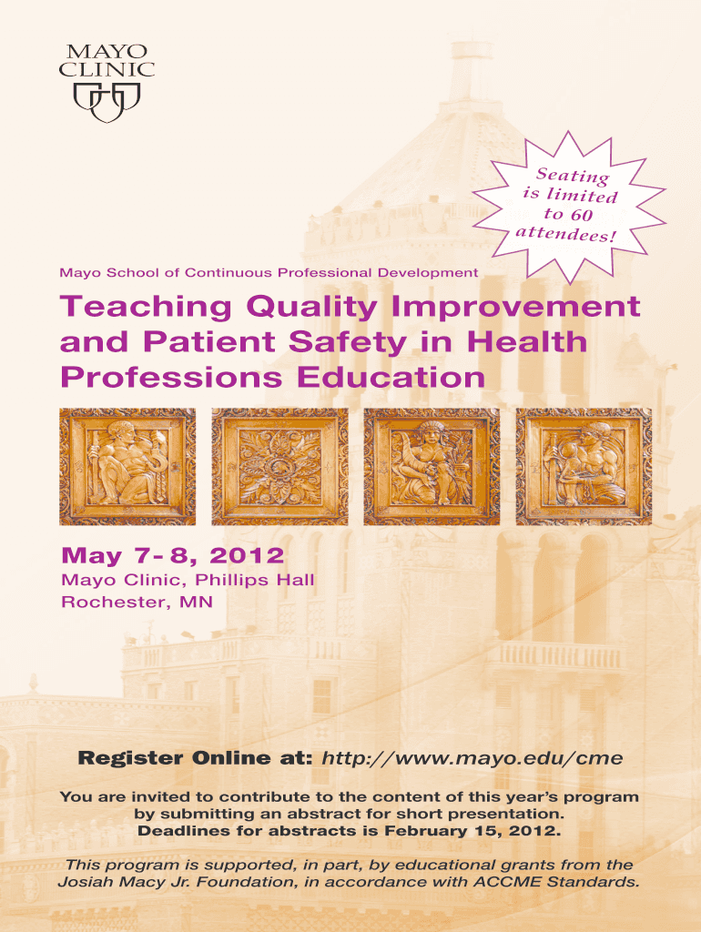 CPD Teaching Quality Improvement in ME MC8038 91 Mayo Clinic