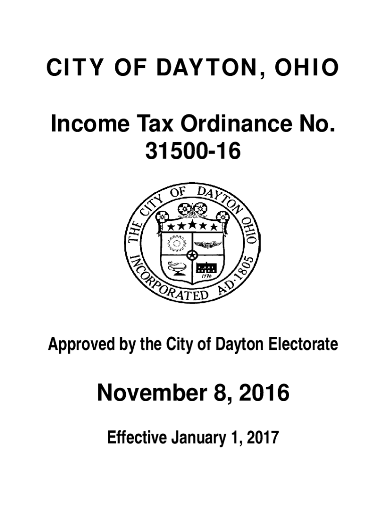 City Of Dayton Taxes Fill Online, Printable, Fillable, Blank pdfFiller