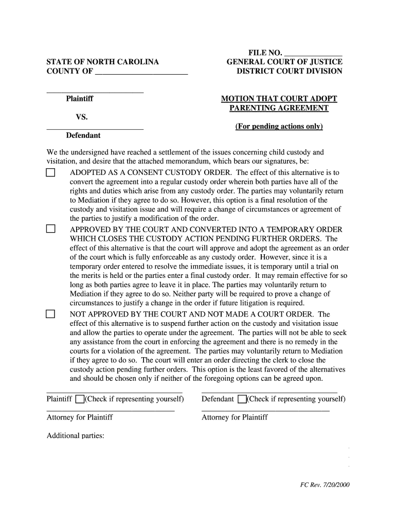 CIVIL CASE MANAGEMENT DLES Guilford County District Court Fill out