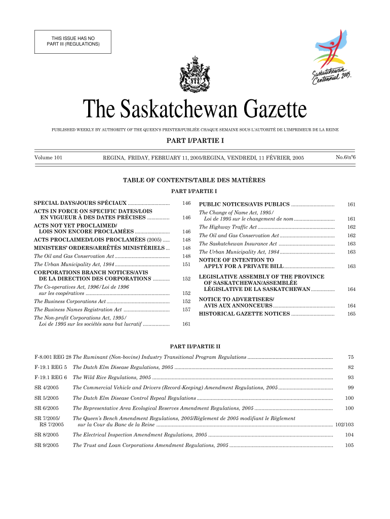 Fillable Online THIS ISSUE HAS NO PART III (REGULATIONS) THE