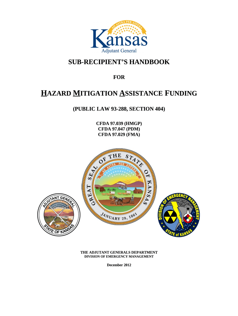 Hazard Mitigation Grant Program (HMGP), PreDisaster Doc Template