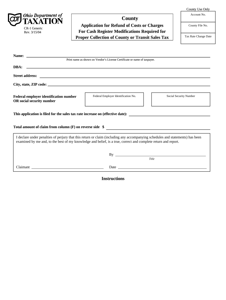 Chapter 57039 Sales and Use Tax Ohio Laws and Rules Doc Template