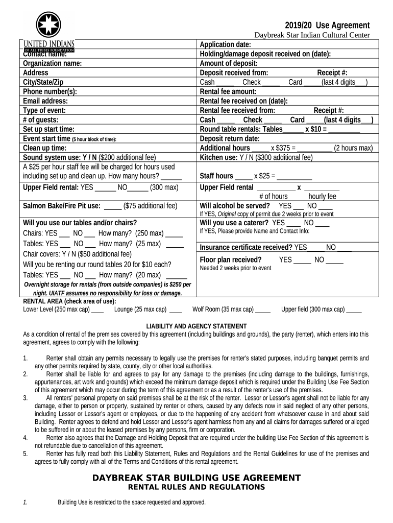 Holding/damage deposit received on (date) Doc Template pdfFiller