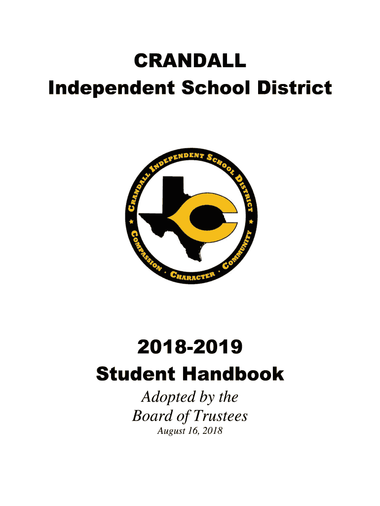 Fillable Online Crandall ISD Board President resigns, effective today