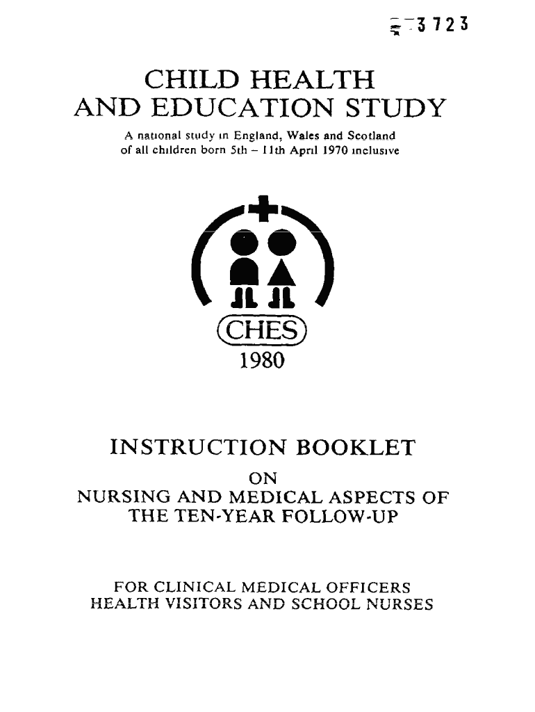 Fillable Online CHILD HEALTH AND EDUCATION STUDY Fax Email Print