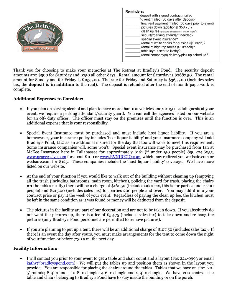 Fillable Online How to Handle Seller Rent Backs After Closing The