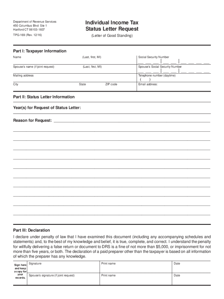 CT TPG169 20162022 Fill out Tax Template Online US Legal Forms