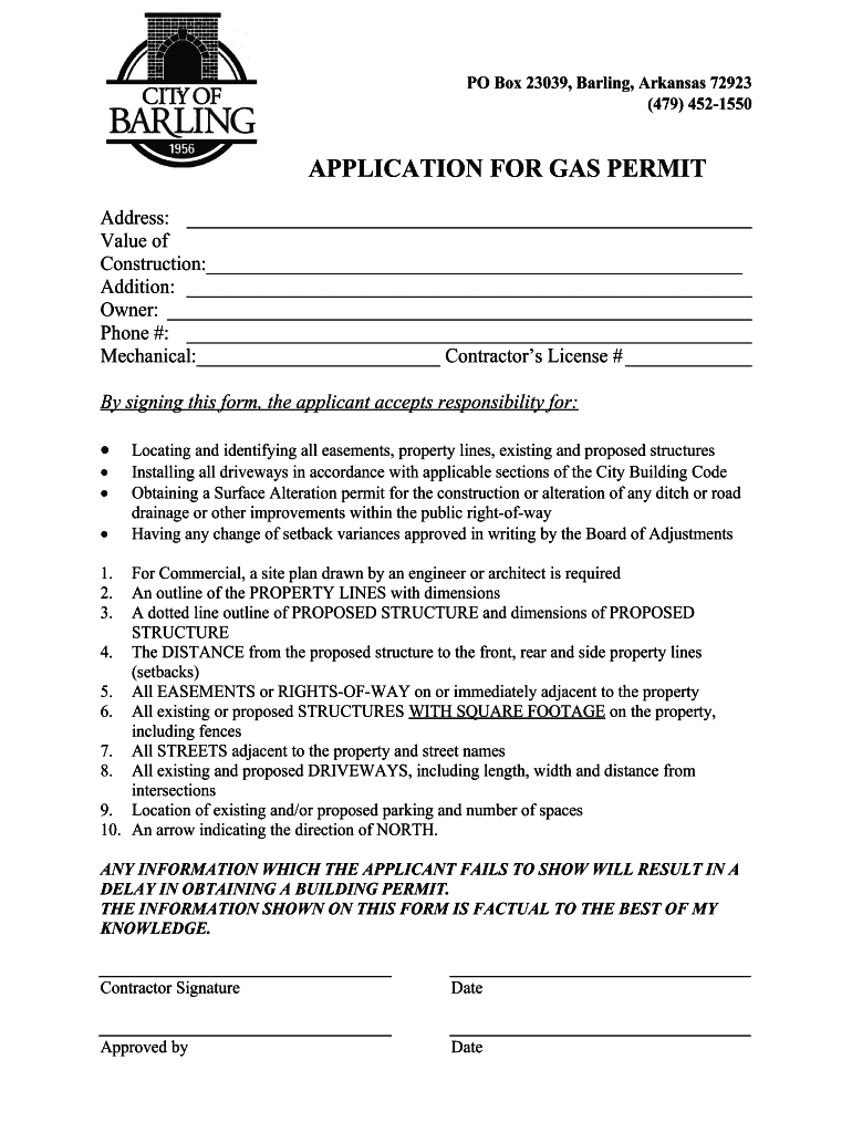 Fillable Online Gas Permit Orange County Division of Building Safety