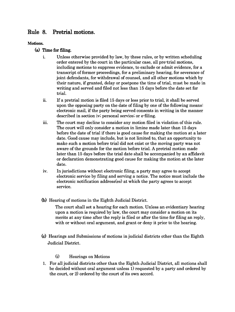 Fillable Online Eastern District of Virginia Pretrial Procedures There have Fax Email Print